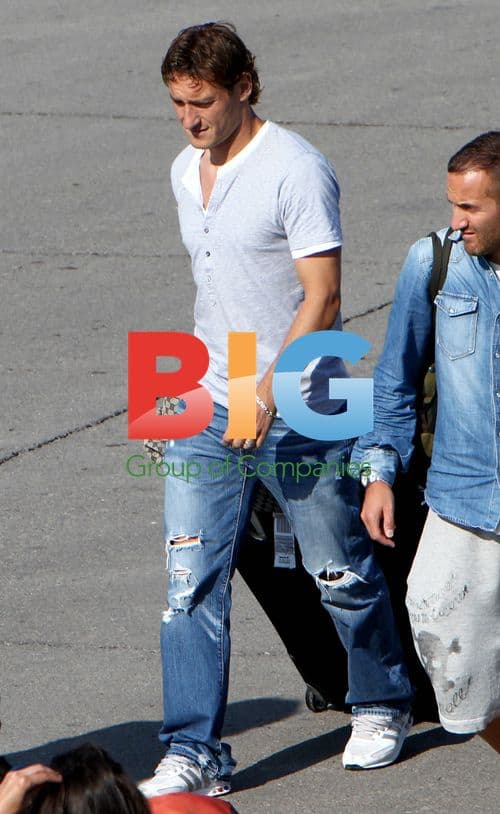 Francesco Totti and Ilary Blasi in Formentera