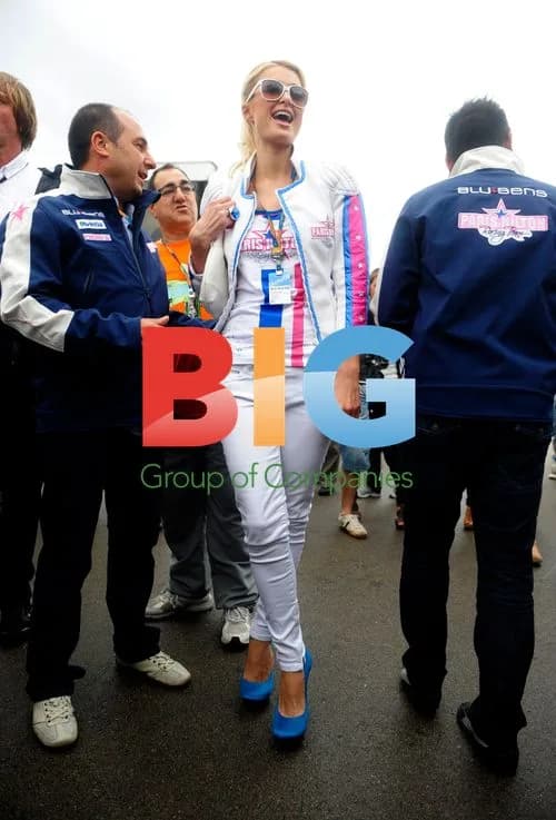 Paris Hilton at Barcelona Circuito De Catalunya