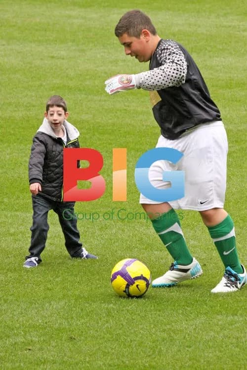 Stavros Flatley at Celebrity Soccer Six