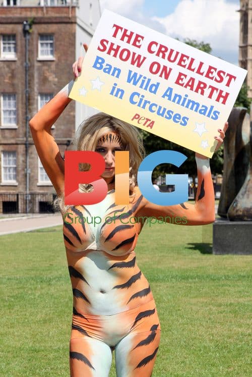 Chantelle Houghton PETA Protest