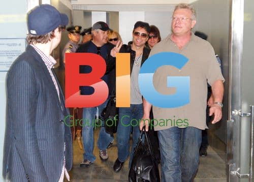 Bon Jovi Arrives at Airport in Zagreb