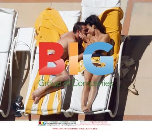 Frank Lampard and Christine Bleakley on Vacation