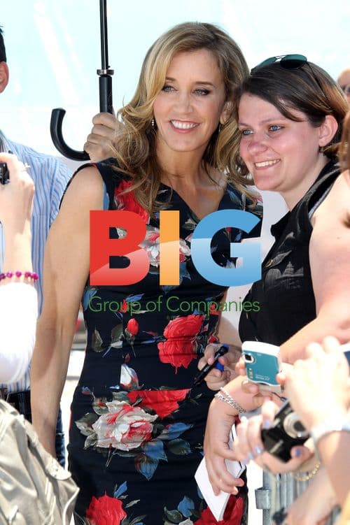 Felicity Hufman Taking Photos with Fans in Monaco