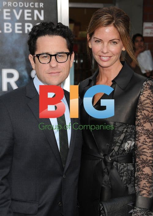 J.J. Abrams and Katie McGrath at "Super 8" Premiere