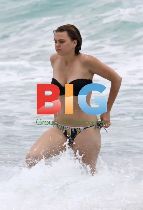 Aimee Teegarden on Miami Beach