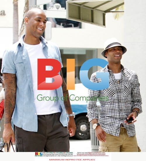 Ashley Cole and friends shop in LA