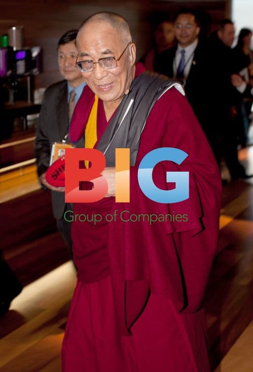 Dalai Lama and Collingwood Player