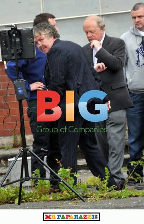 Actor Gregor Fisher and John Sergeant film 'Rab C Nesbitt'