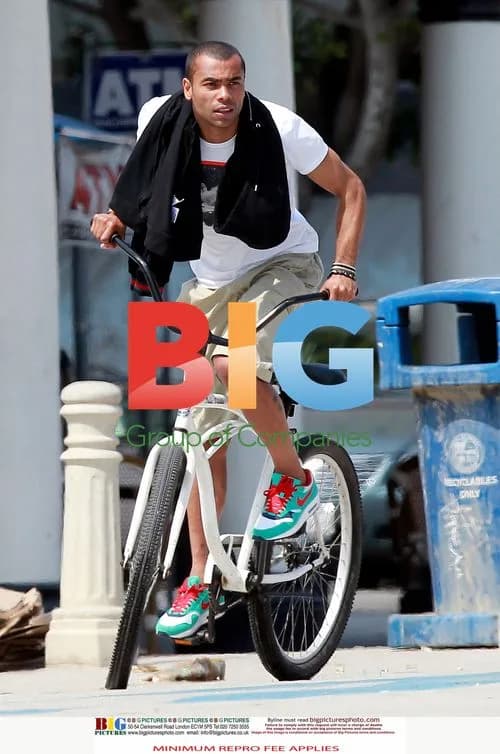 Ashley Cole on Bike Ride with Mystery Woman