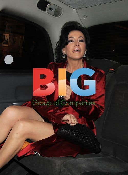 Nancy Dell'Olio with Trevor Nunn at London Restaurant