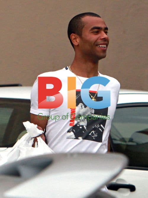 Ashley Cole Enjoys Time Off in California