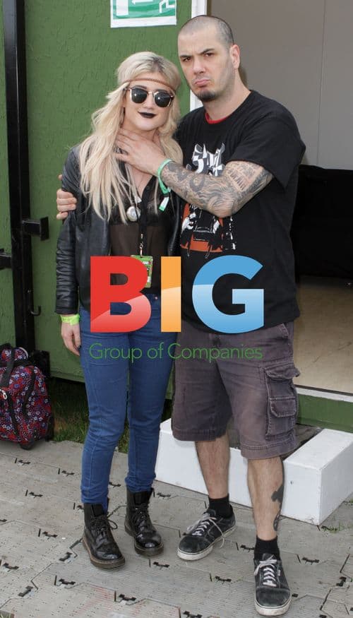 Katie Waissel meets Phil Anselmo at Download Festival 2011