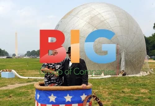 Tourist Photos with Thaddeus Lowe Balloon