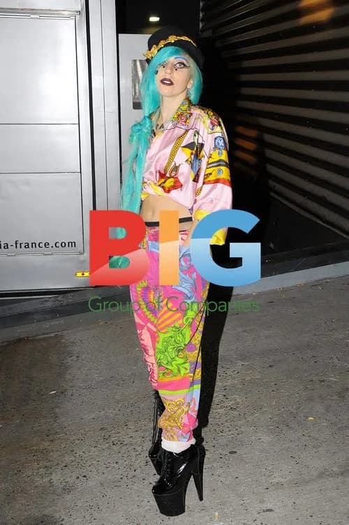 Lady Gaga Leaving TV Studio in Paris