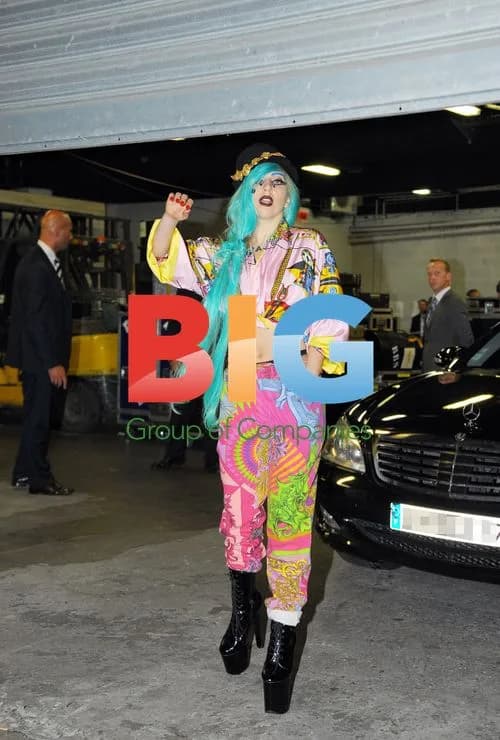 Lady Gaga Leaves TV Studio in Paris