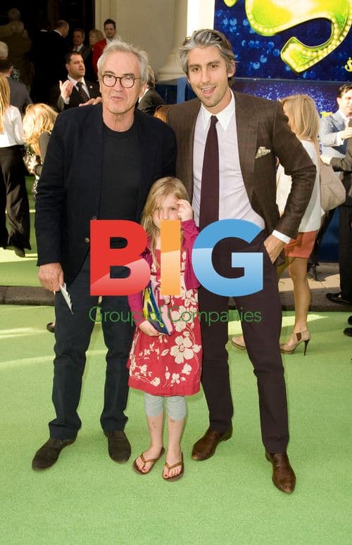 Shrek Press Night: Larry Lamb, George Lamb