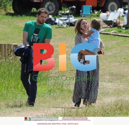 Charlotte Church with Daughter in Wales