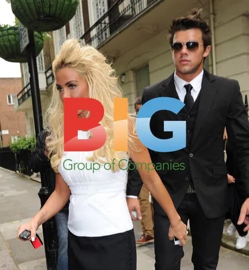 Katie Price and Leo at Westfield Auditions