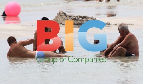 Simao Sabrosa on Beach in Miami