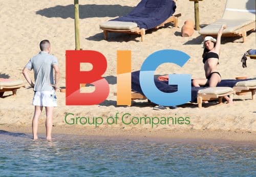 Andres Iniesta and Ana Ortiz in Sardinia