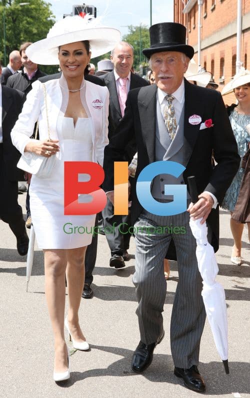 Bruce Forsyth and Wilnelia Merced at Royal Ascot