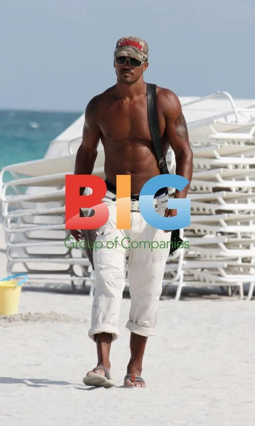 Shemar Moore at Miami Beach