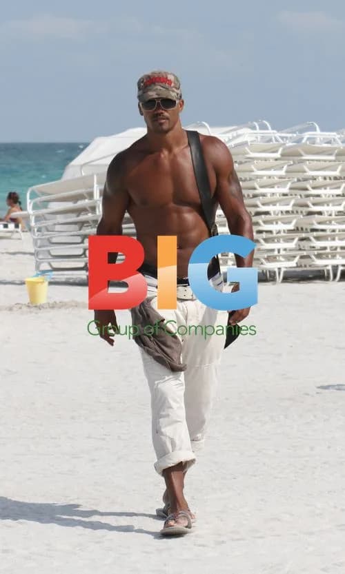 Shemar Moore at the Beach