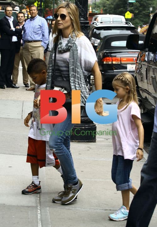 Heidi Klum with Kids in NYC