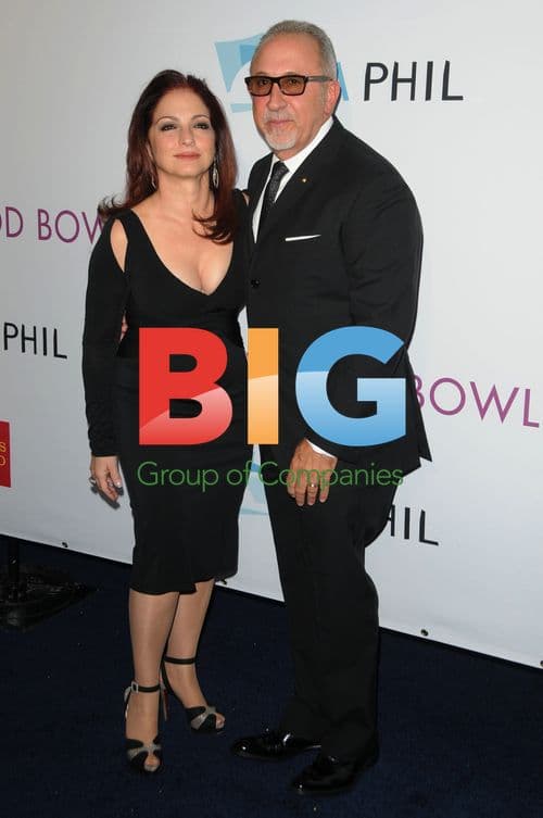 Gloria Estefan and Emillio Estefan at Hollywood Bowl