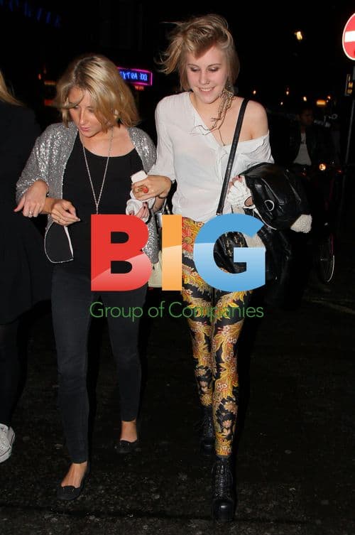 India Rose leaving Box nightclub