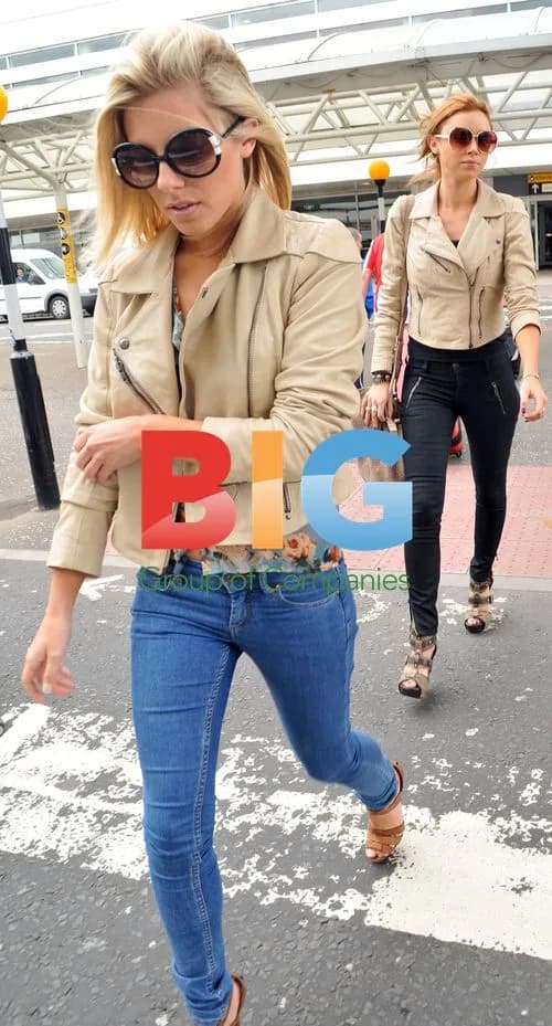 The Saturdays Arrive at Airport in Glasgow