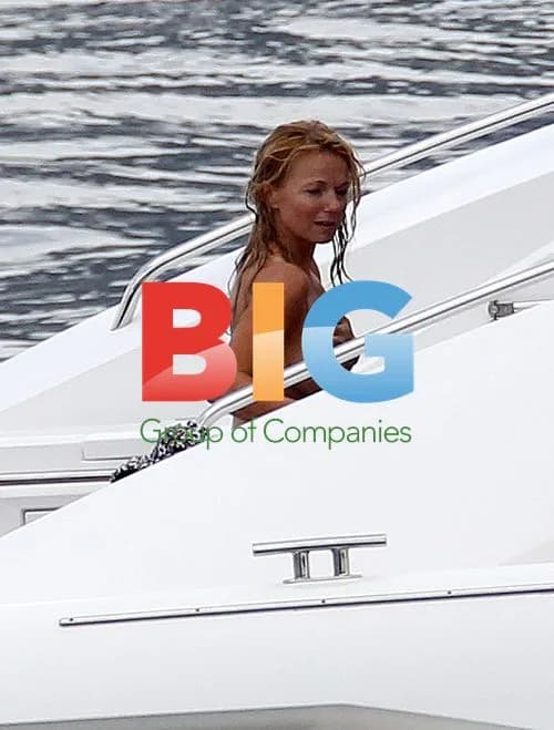 Geri Halliwell on Yacht with Daughter and Boyfriend