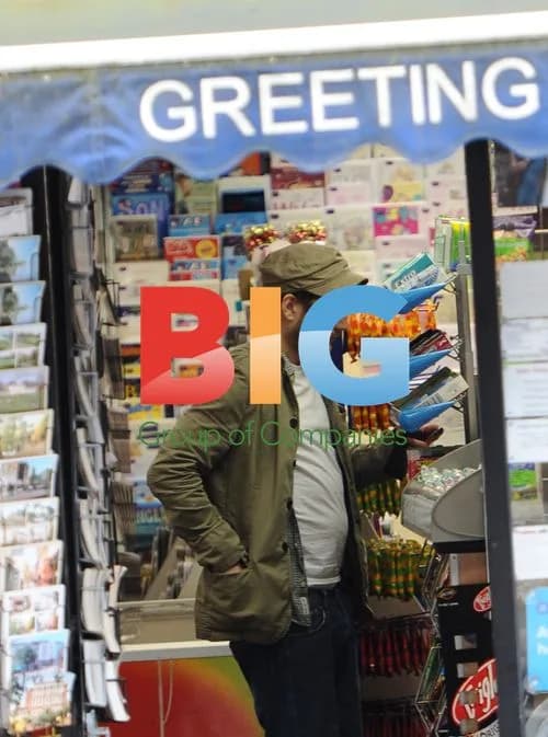 Matt Cardle buys cigarettes in London