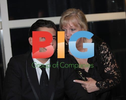 James 'Arg' Argent and Amy Childs at Maxims Casino