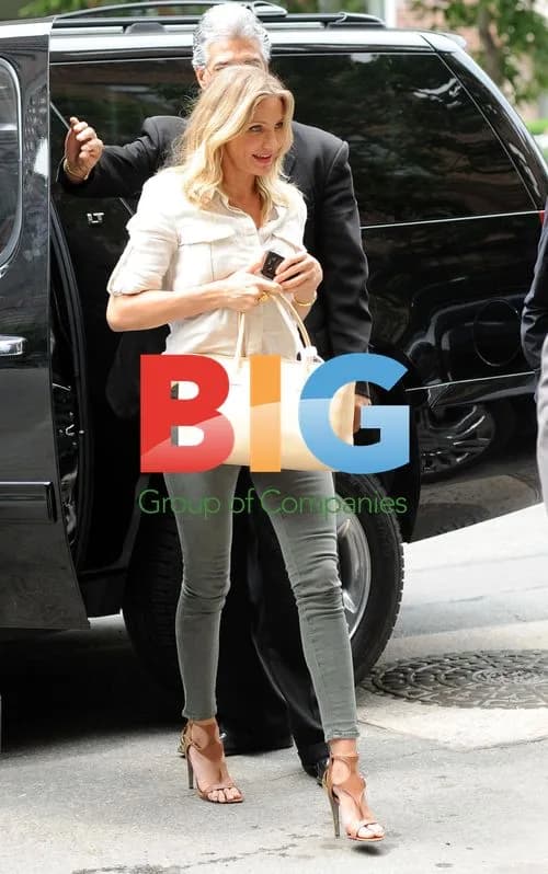 Cameron Diaz walks in Tribeca, New York