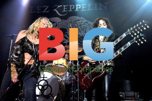 All girl rock group Lez Zeppelin in concert