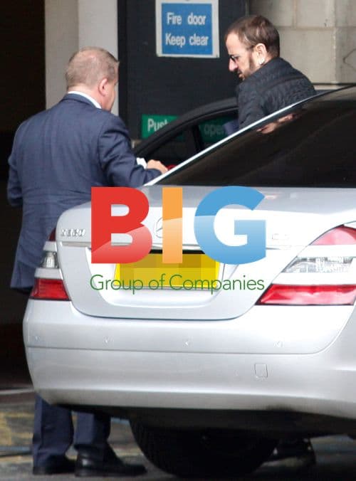 Ringo Starr Arriving in Tracksuit