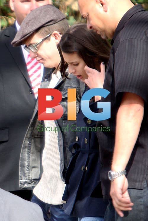 Glee Cast Departs Lowry Hotel in Manchester