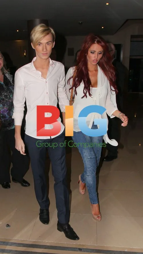 Harry Derbidge and Amy Childs at The Mayfair Hotel