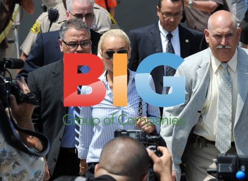 Lindsay Lohan Arrives at Court