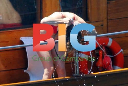 Valeria Bruni on Boat in Taormina