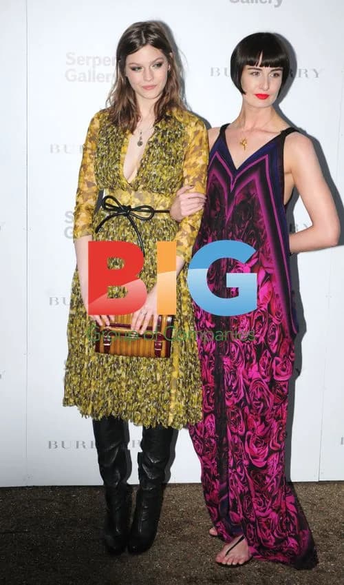 Amber Anderson and Erin O'Conner at Serpentine Gallery Party