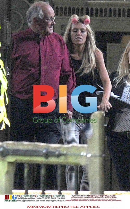 Peter Crouch Waits for Abbey Clancy at Wedding Rehearsal