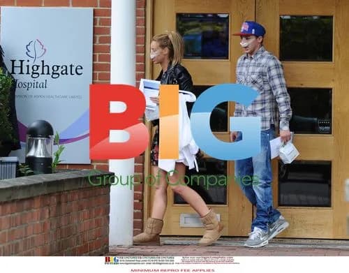 TOWIE stars Kirk Norcross and Lauren Pope leaving hospital