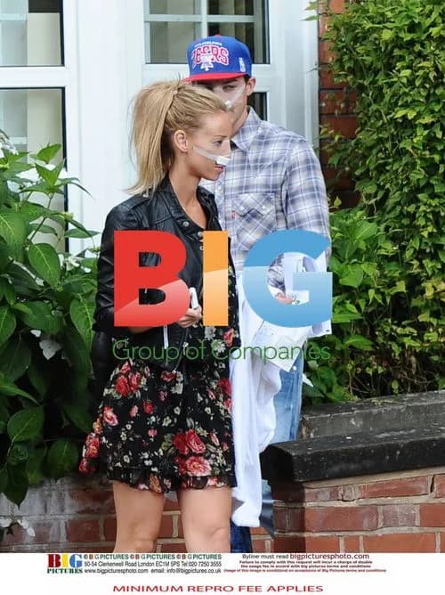 TOWIE stars Kirk Norcross and Lauren Pope leave hospital after nose job