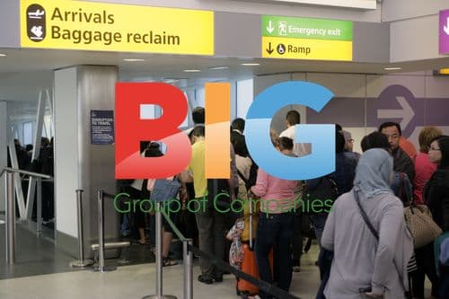 Heathrow Airport Passengers Waiting During Strike