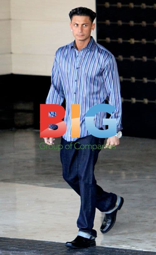 DJ Pauly D Outside Hotel in LA