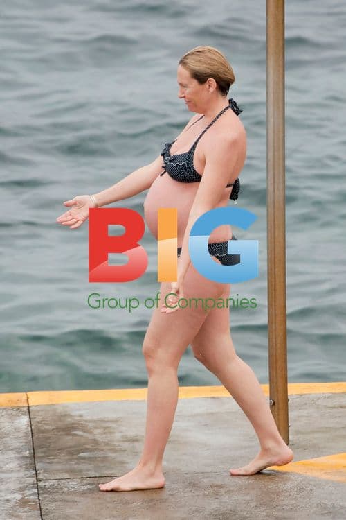 Toni Collette Shows Off Baby Bump in Sydney