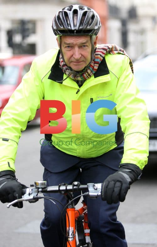 John Snow Riding Bike