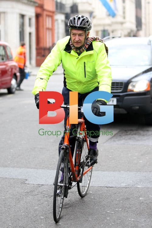 John Snow Riding Bike in London
